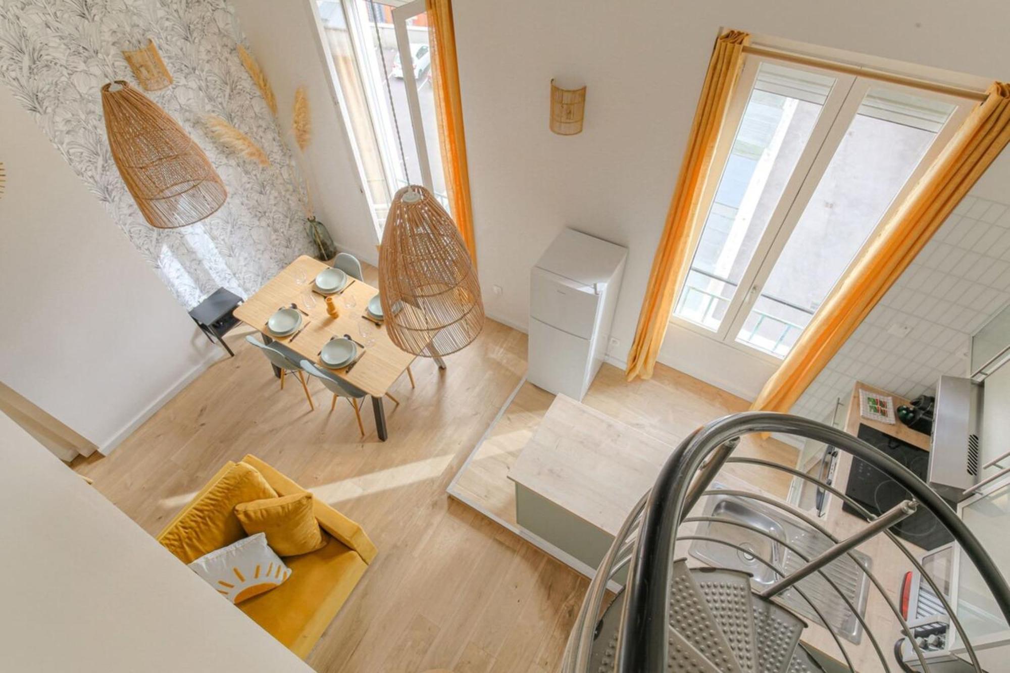 Апартаменты Duplex Spacieux Et Design Proche La Part-Dieu Лион Экстерьер фото